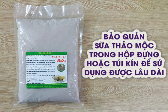 sữa thảo mộc